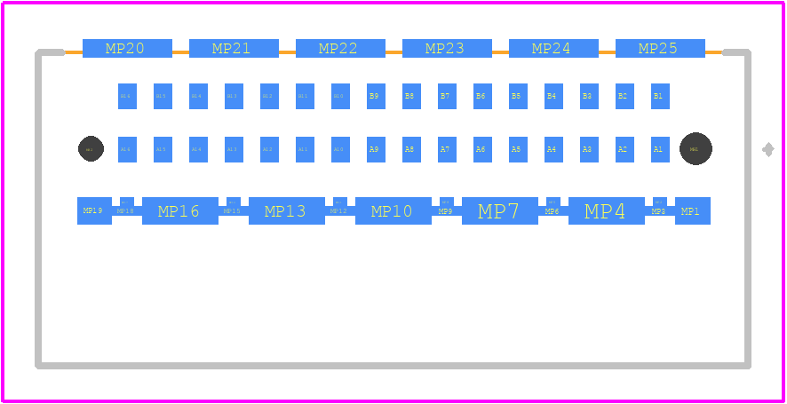 524949 - TE Connectivity PCB footprint - Other - Other - 524949