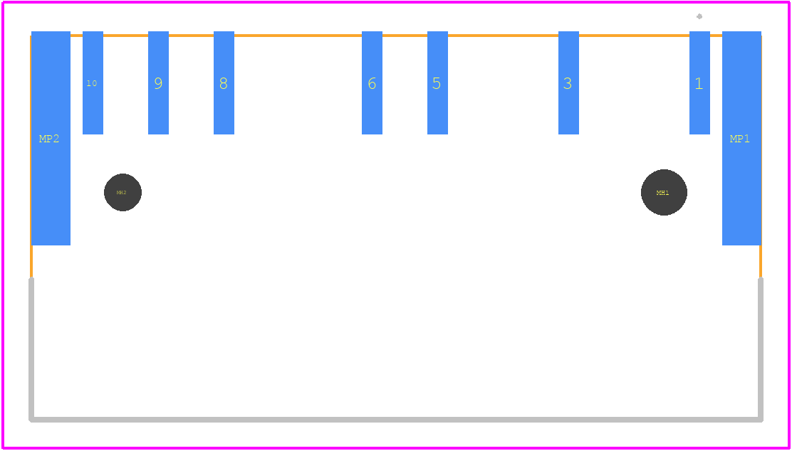 524545 - TE Connectivity PCB footprint - Other - Other - 524545-3