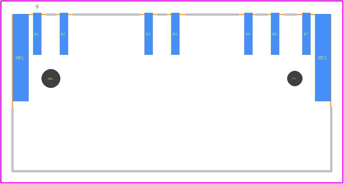 524947 - TE Connectivity PCB footprint - Other - Other - 524947-2