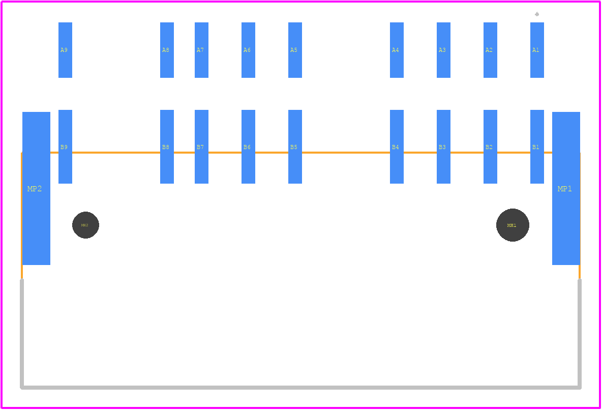 524945 - TE Connectivity PCB footprint - Other - Other - 524945-4