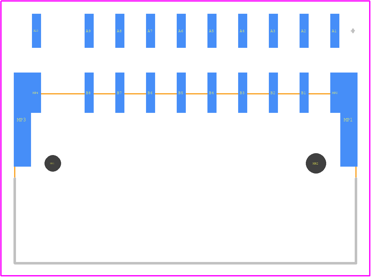 524550 - TE Connectivity PCB footprint - Other - Other - 524550-6