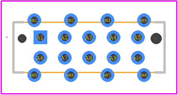 374954 - TE Connectivity PCB footprint - Other - Other - 374954