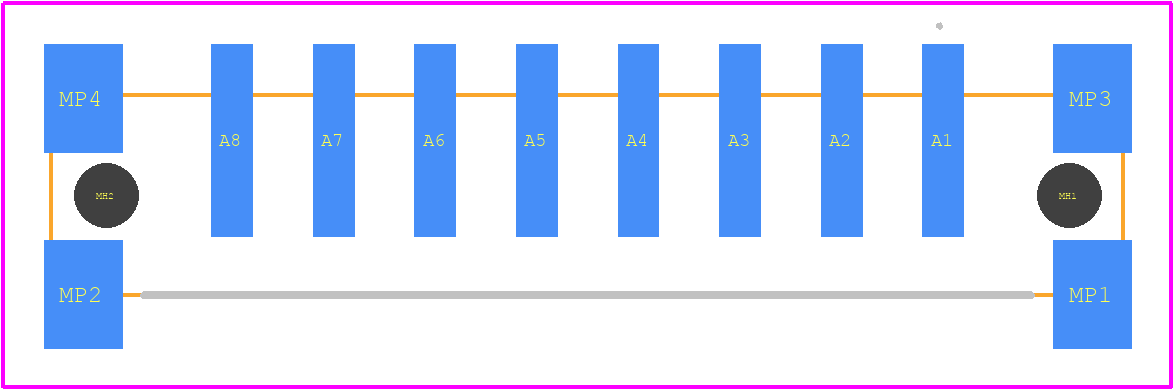 454209 - TE Connectivity PCB footprint - Other - Other - 454209-2