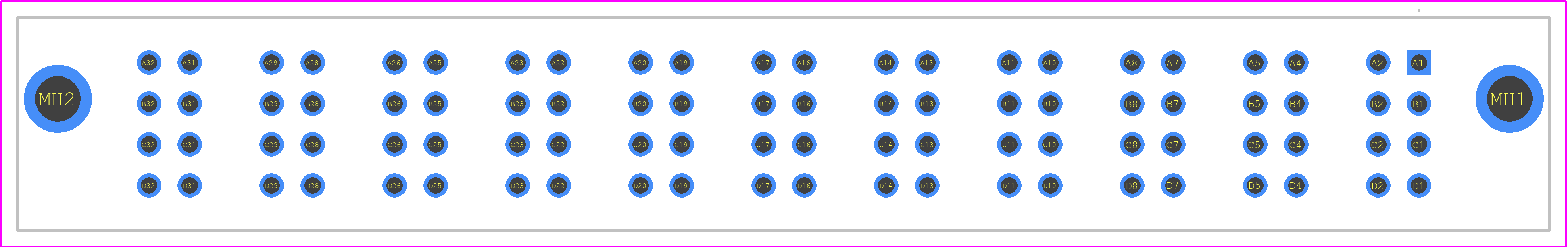 254845 - TE Connectivity PCB footprint - Other - Other - 254845-4