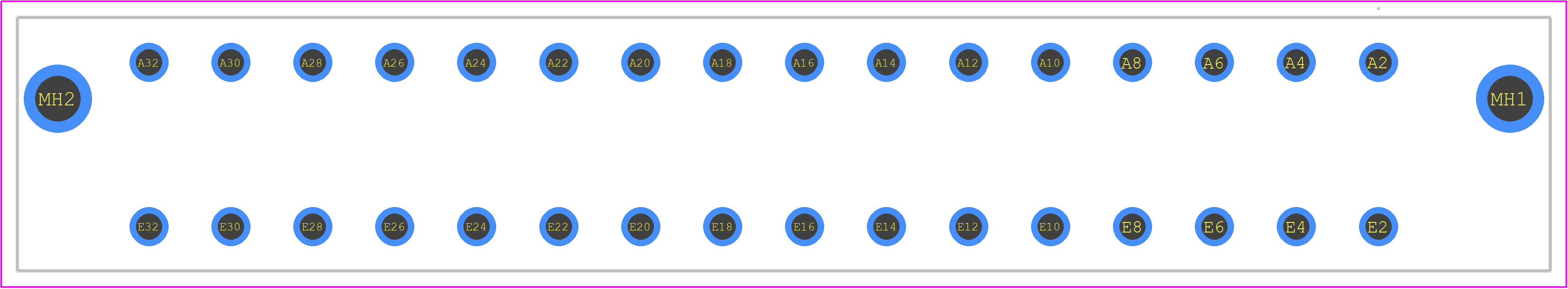 354447 - TE Connectivity PCB footprint - Other - Other - 354447-2