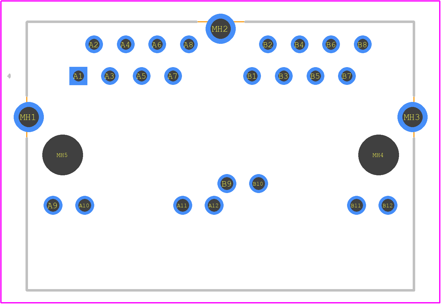 203315 - TE Connectivity PCB footprint - Other - Other - 203315