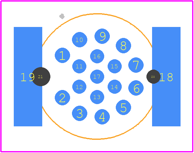 484786 - TE Connectivity PCB footprint - Other - Other - 484786