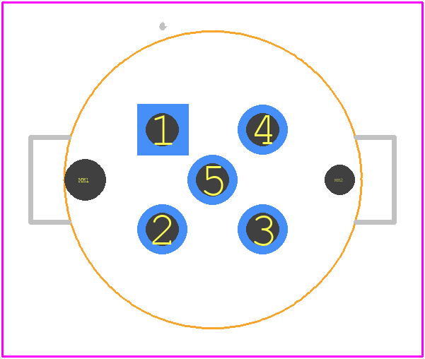 364779 - TE Connectivity PCB footprint - Other - Other - 364779