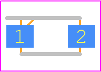 SMCG85A-HR - LITTELFUSE PCB footprint - Small Outline Diode - Small Outline Diode - SMF3.3