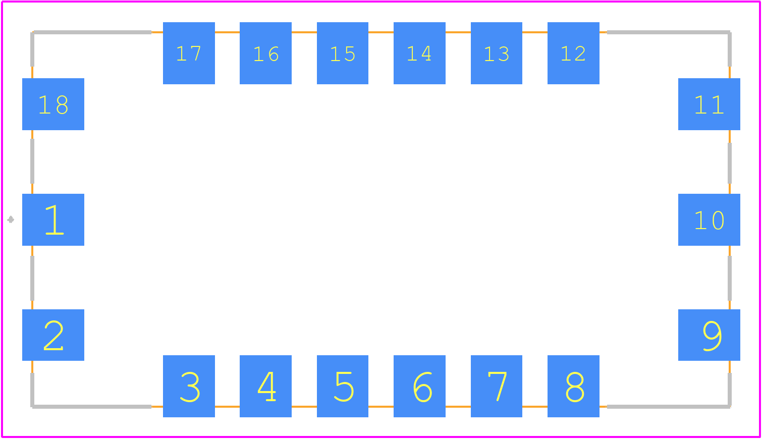 BPF-F184+ - Mini-Circuits PCB footprint - Other - Other - BPF-F184+-2
