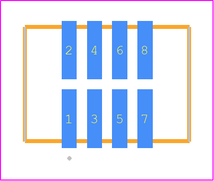 TFM-104-02-L-D-K - SAMTEC PCB footprint - Other - Other - TFM-104-02-XXX-D-Y