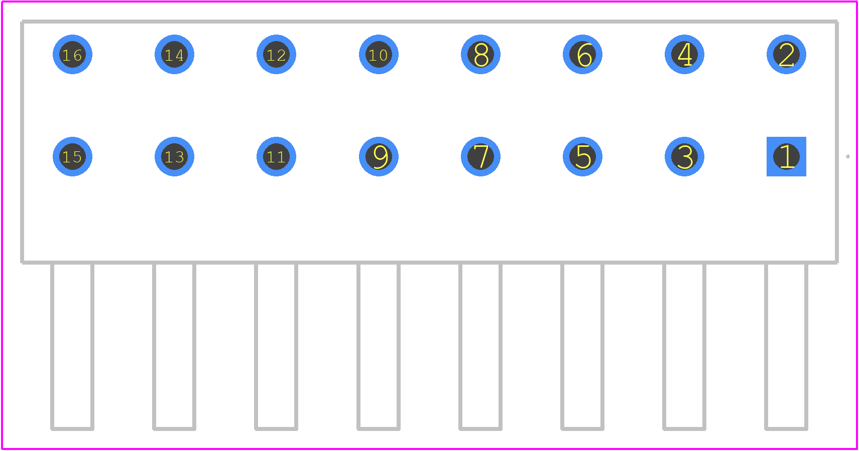 1623000000 - Weidmüller PCB footprint - Other - Other - 1623000000-2