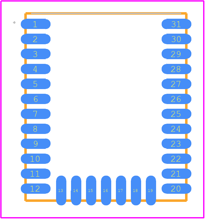 SLWRB4306B - Silicon Labs PCB footprint - Other - Other - SLWRB4306B-1