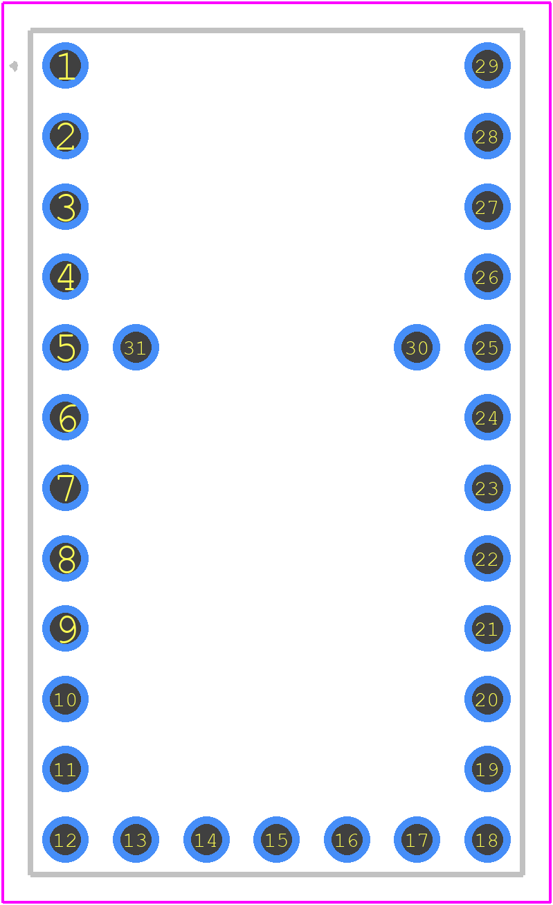 Teensy 2.0 - Teensy PCB footprint - Other - Other - Teensy 2.0-1