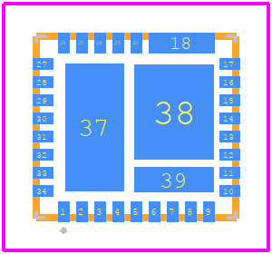 FAN2360AMPX - onsemi PCB footprint - Other - Other - PQFN34 5X5.5, 0.5P CASE 483AM ISSUE O