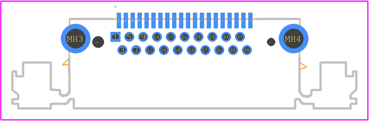 2129260-1 - TE Connectivity PCB footprint - Other - Other - 2129260-1-2