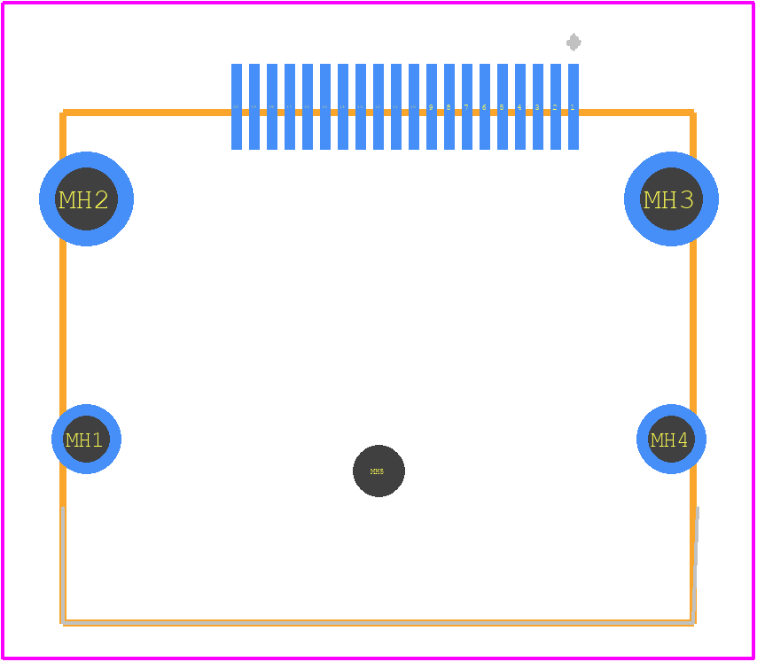 472720001 - Molex PCB footprint - Other - Other - 472720001-2