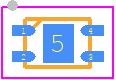 AH1893-FA-7 - Diodes Incorporated PCB footprint - Small Outline No-lead - Small Outline No-lead - X1-DFN1216-4