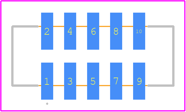 TSH-105-01-F-DV - SAMTEC PCB footprint - Other - Other - TSH-105-01-F-DV-5