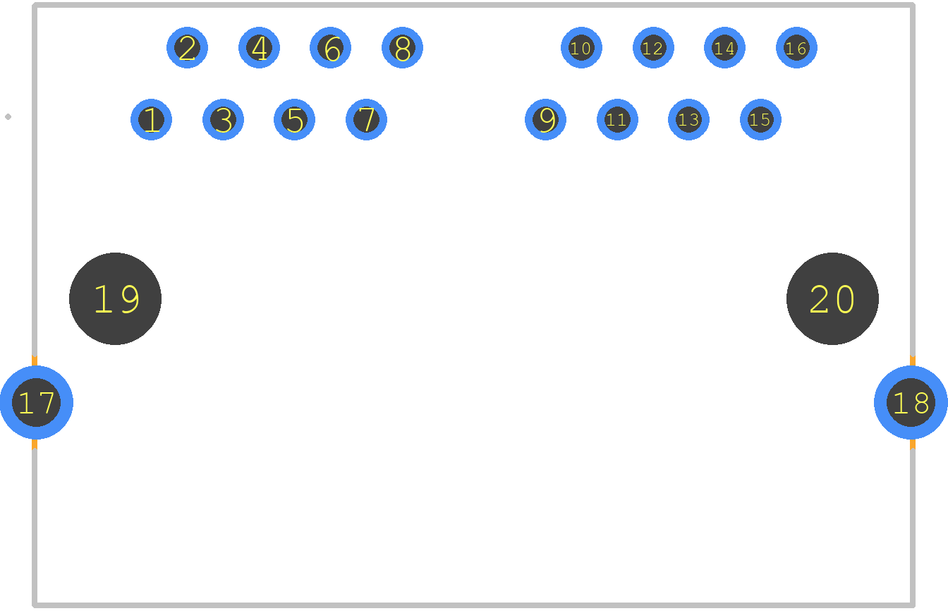 A00-216-262-450 - EDAC PCB footprint - Other - Other - A00-216-262-450