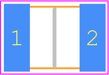 1812J1000334KXT - Knowles PCB footprint - Capacitor Chip Non-polarised - Capacitor Chip Non-polarised - 1812