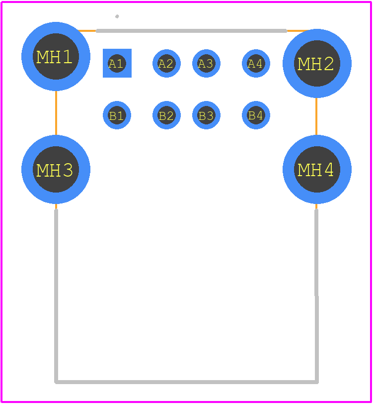 USB-A-D-F-W-TH - SAMTEC PCB footprint - Other - Other - USB-A-D-F-W-TH-5