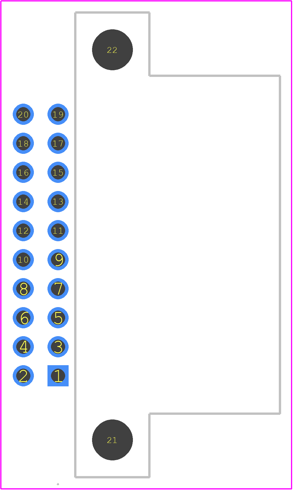 316993-6 - TE Connectivity PCB footprint - Other - Other - 316993-6-2