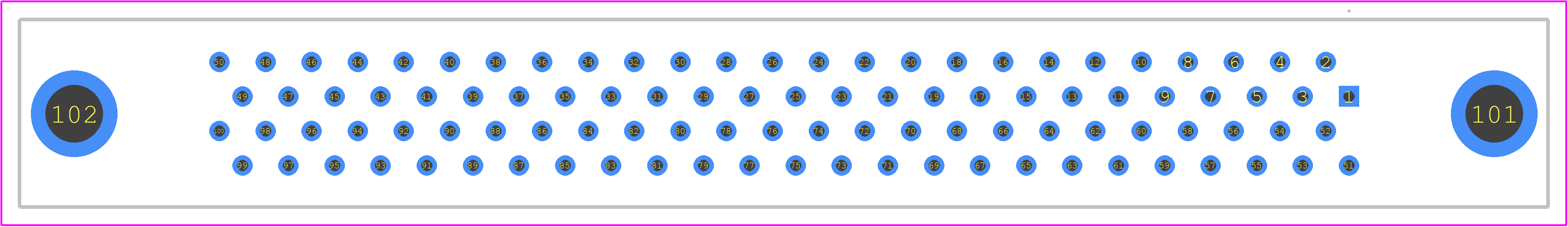 5786555-9 - TE Connectivity PCB footprint - Other - Other - 5786555-9-2