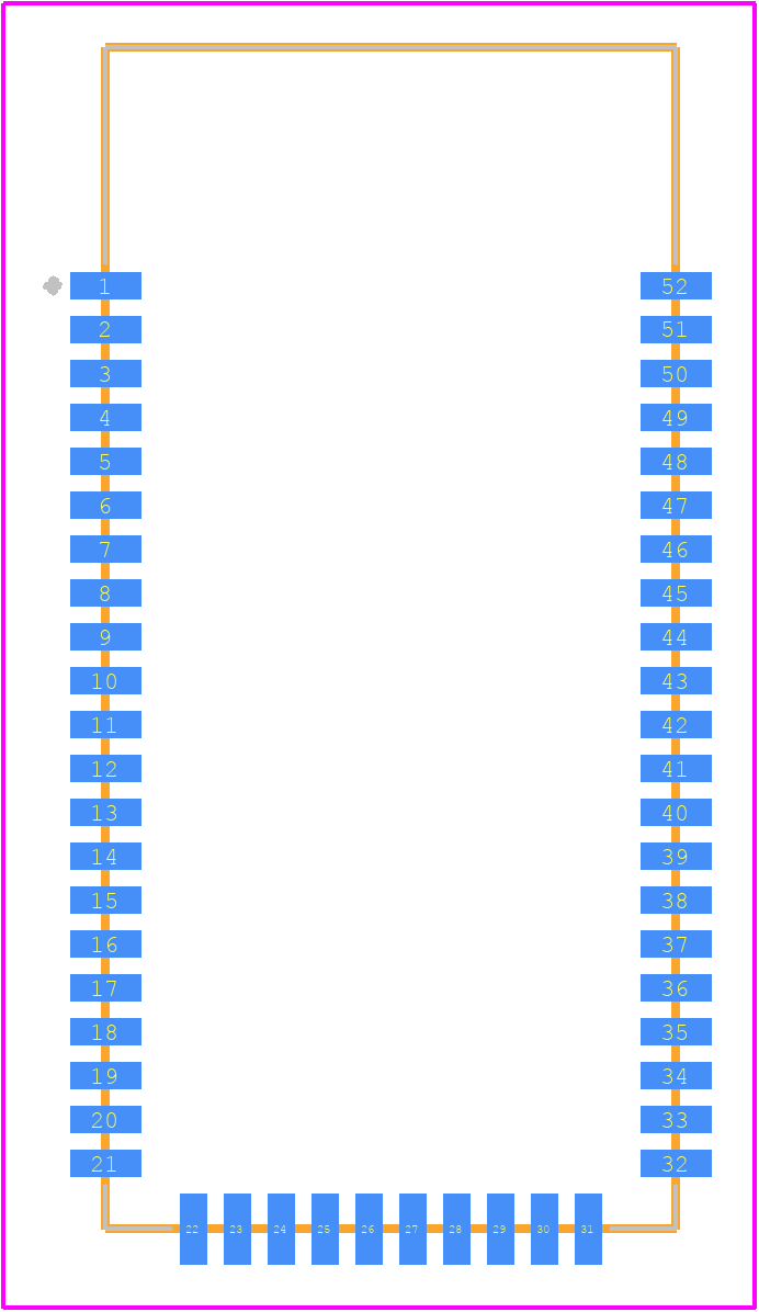 FSC-BT806 - Feasycom PCB footprint - Other - Other - FSC-BT806