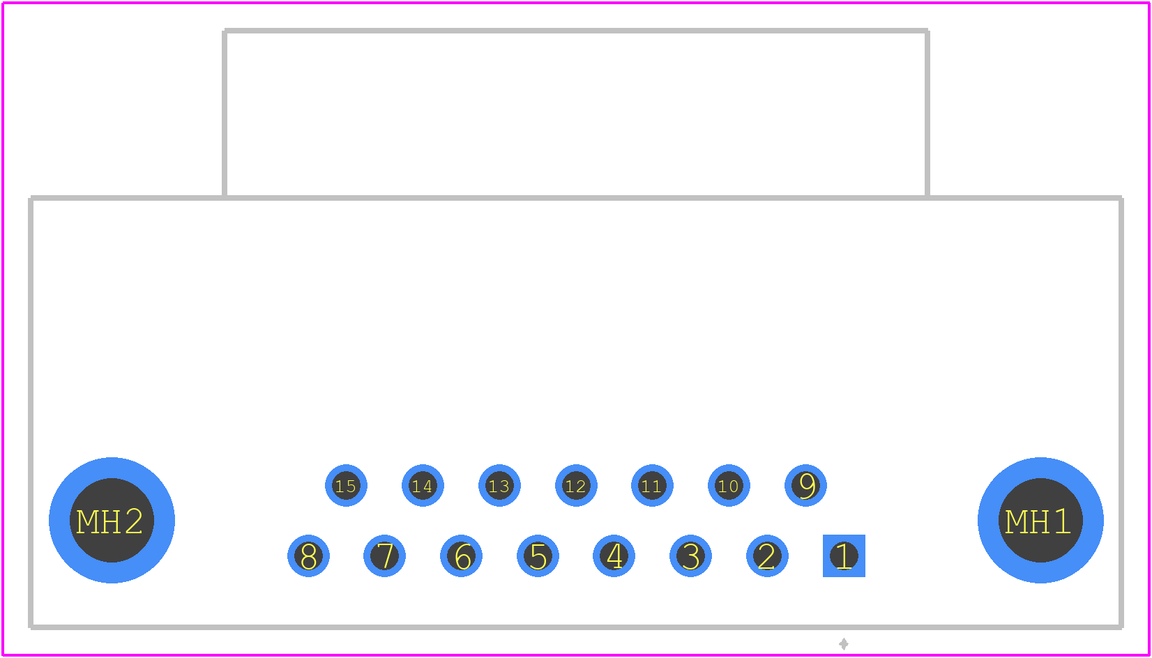 09642247222 - HARTING PCB footprint - Other - Other - 09642247222-3