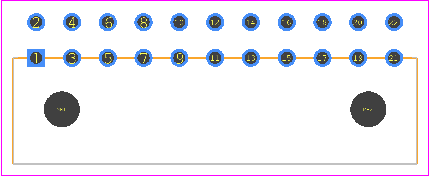 5-794619-2 - TE Connectivity PCB footprint - Other - Other - 5-794619-2-2