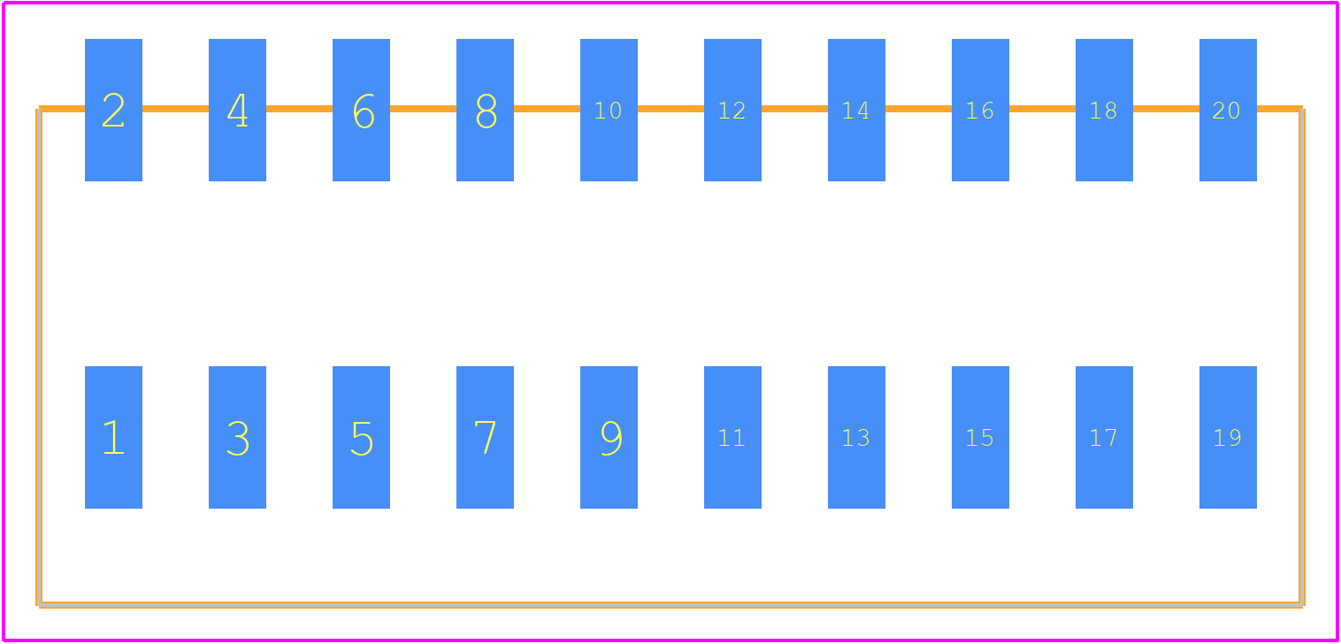 1473590000 - Weidmüller PCB footprint - Other - Other - 1473590000-1