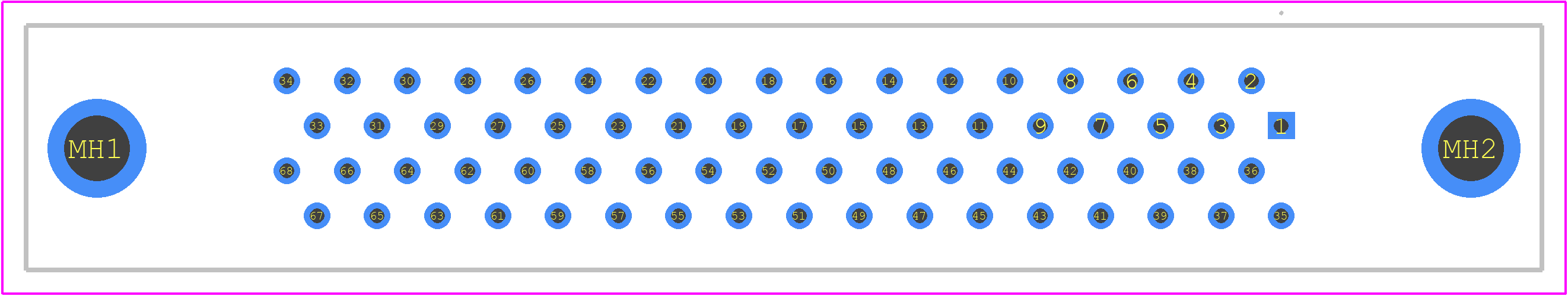 5786155-7 - TE Connectivity PCB footprint - Other - Other - 5786155-7-1