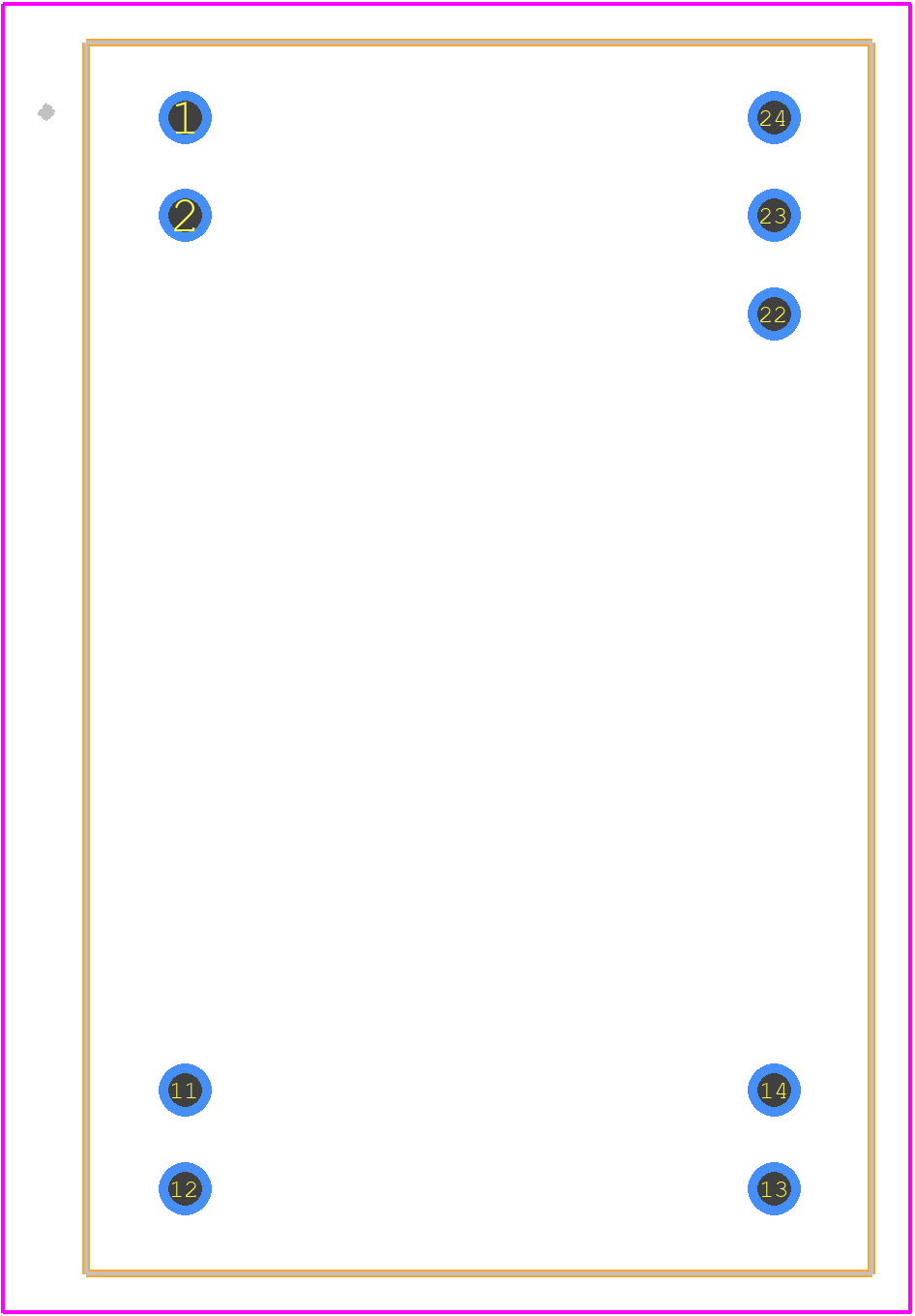 LDD-300H - Mean Well PCB footprint - Other - Other - LDD-300H-1
