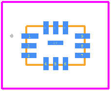 LTC5548IUDB#TRPBF - Analog Devices PCB footprint - Other - Other - UDB Package Variation A 12-Lead Plastic QFN (3mm × 2mm)