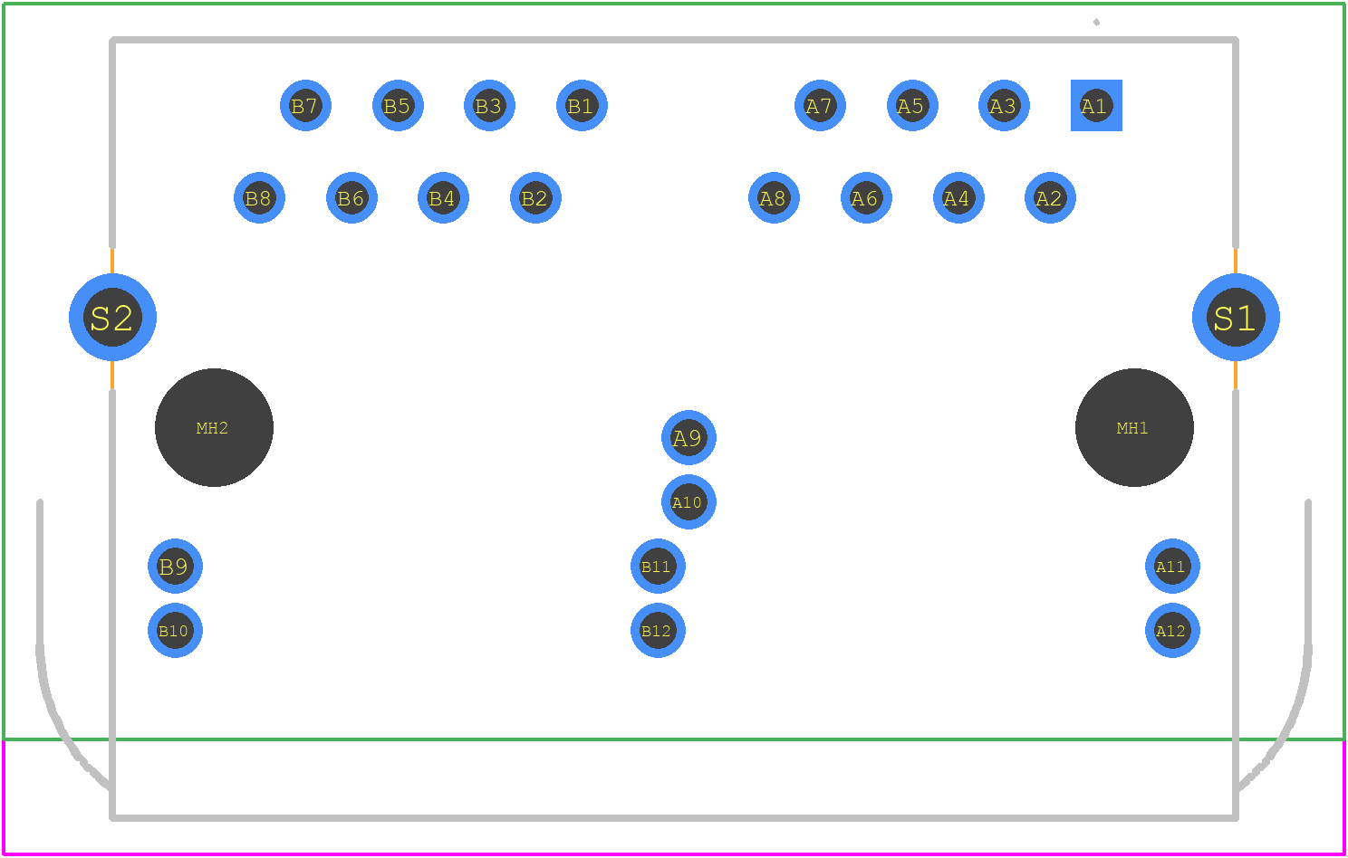 2301996-5 - TE Connectivity PCB footprint - Other - Other - 2301996-5-1