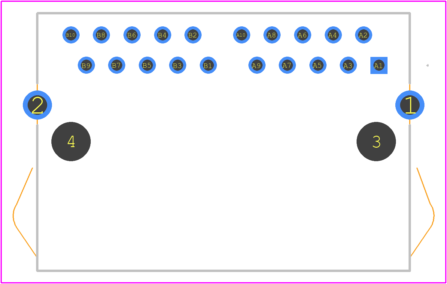 5-2301996-3 - TE Connectivity PCB footprint - Other - Other - 5-2301996-3-2