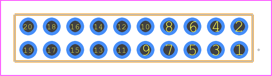 SQT-110-03-L-D - SAMTEC PCB footprint - Other - Other - SQT-110-XX-YYY-D