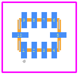 NX3DV221GM,115 - NXP PCB footprint - Other - Other - SOT1049-2