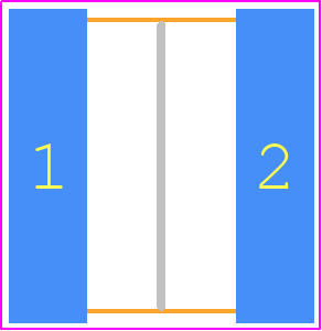 252CLX1R0BSL-ROHS - EXXELIA PCB footprint - Capacitor Chip Non-polarised - Capacitor Chip Non-polarised - 2225