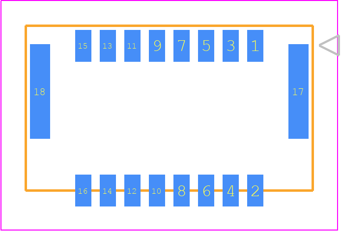 5054331671 - Molex PCB footprint - Other - Other - 50543316YY