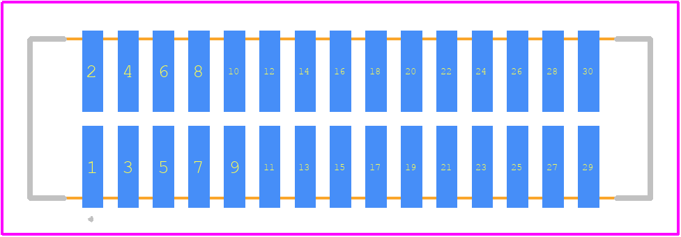 TFML-115-02-S-D-P - SAMTEC PCB footprint - Other - Other - TFML-115-02-S-D-P-2