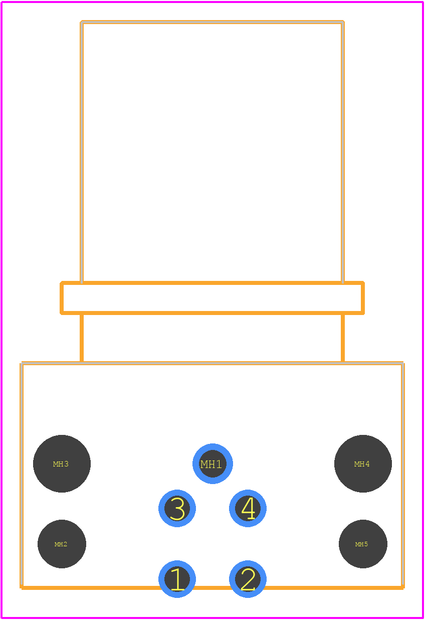 21033213401 - HARTING PCB footprint - Other - Other - 21033213401-5