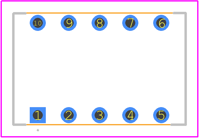 EA2-3TNJ - Yageo Group PCB footprint - Other - Other - 10-Pin DIP