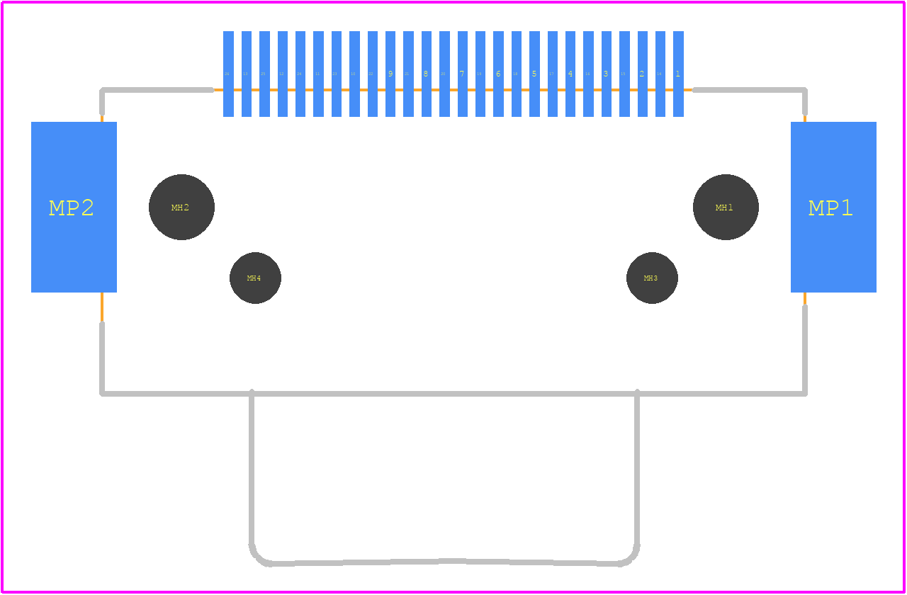 12226-8200-00FR - 3M PCB footprint - Other - Other - 12226-8200-00FR-2