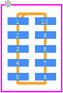 PHDMI2FR4Z - Nexperia PCB footprint - Small Outline No-lead - Small Outline No-lead - SOT 1176-1