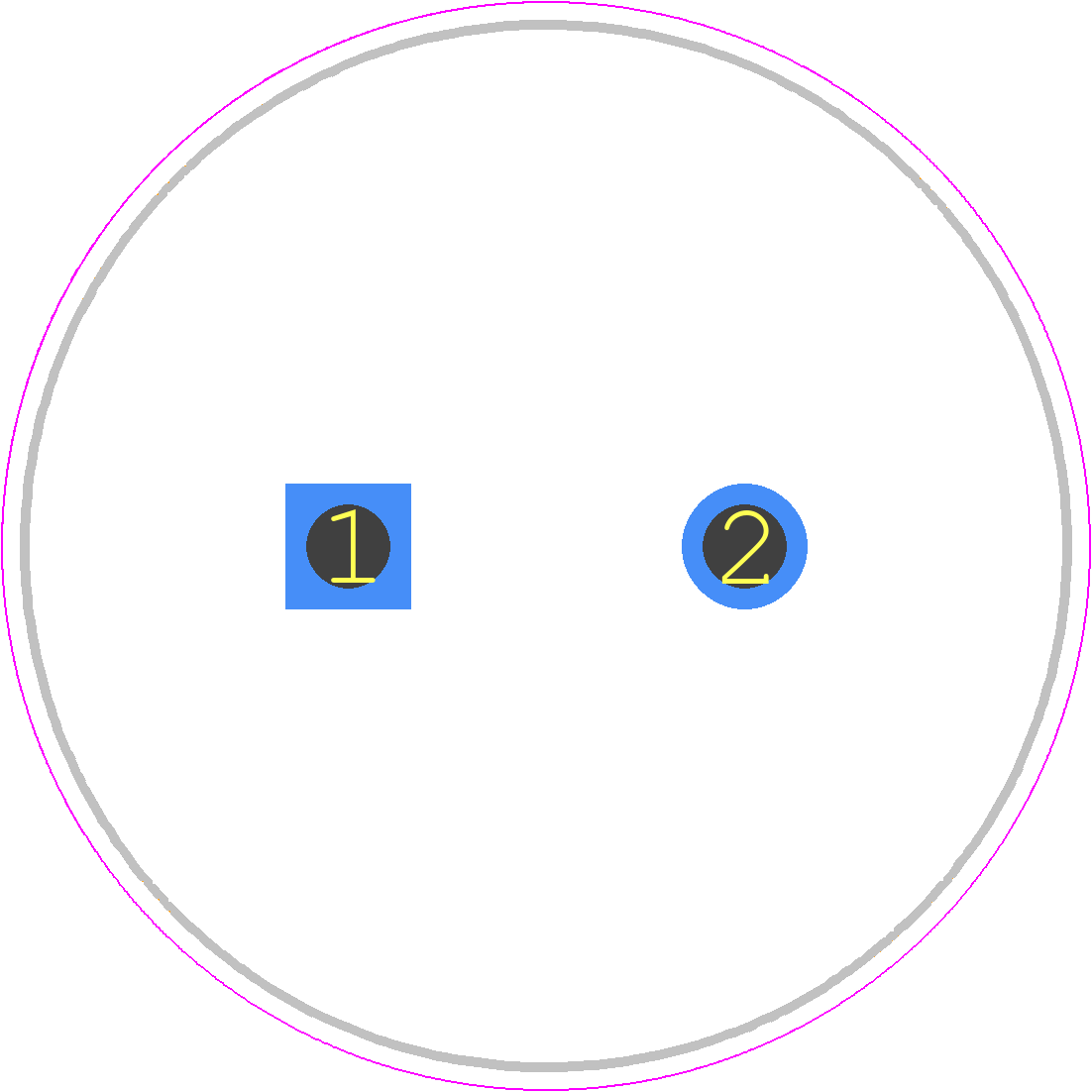 LGY1K332MELA45 - Nichicon PCB footprint - Capacitor, Polarized Radial Diameter - Capacitor, Polarized Radial Diameter - 25mm x 45mm_2024