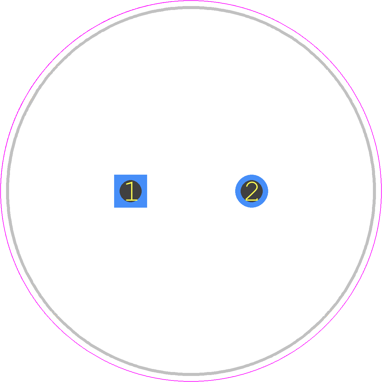 B41231C0338M000 - TDK PCB footprint - Capacitor, Polarized Radial Diameter - Capacitor, Polarized Radial Diameter - B41231C0338M000