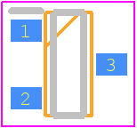 MMBT6428 - onsemi PCB footprint - SOT23 (3-Pin) - SOT23 (3-Pin) - SOT-23_2024