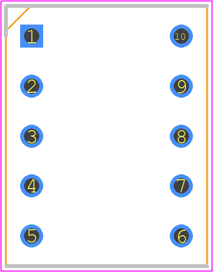 SC39-11SRWA - Kingbright PCB footprint - Dual-In-Line Sockets - Dual-In-Line Sockets - SC39-11SRWA
